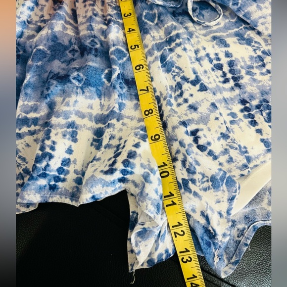 ONE ❤️ CLOTHING Short Romper, Blue & White Size XS LIKE NEW - Picture 11 of 16